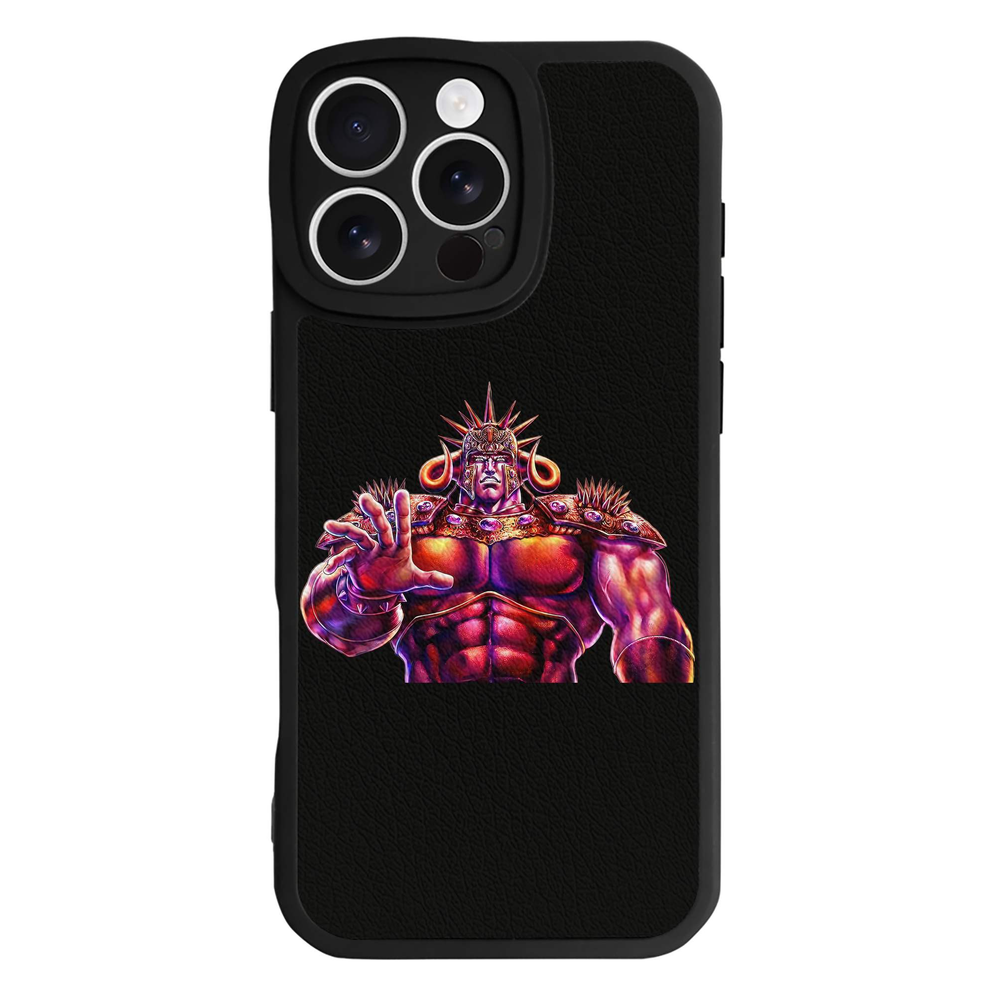 北斗の拳 Fist of the North Star 【iPhone 16シリーズ対応】シリコンスマホケース（レザー調） 材質：シリコン